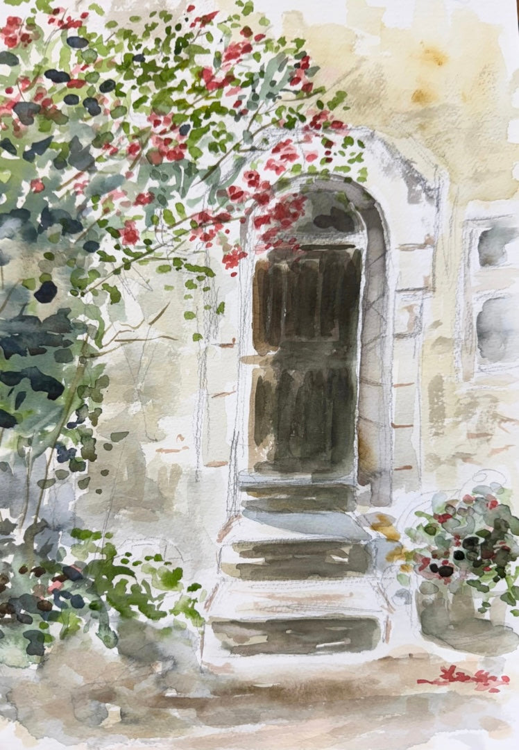 Rambling Rose Door