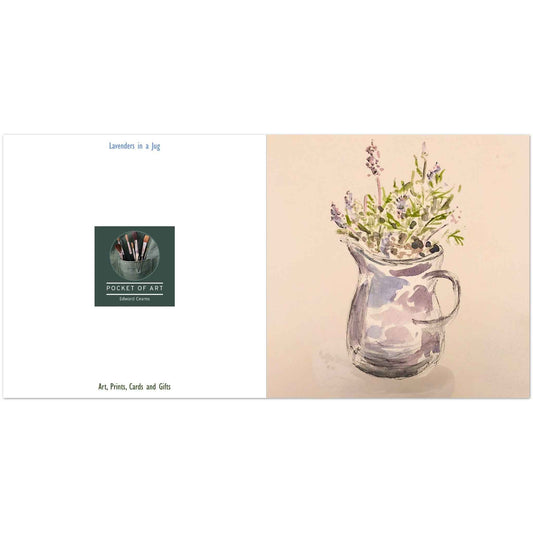 Lavenders in a jug Greeting Cards (Pack of 10) with Envelopes
