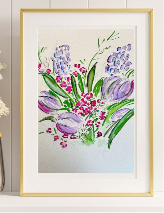 An early year bloom - Pocket of Art Watercolour