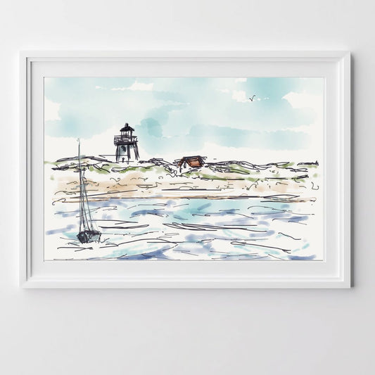 Cape Cod in digital art - Pocket of Art Digital Art