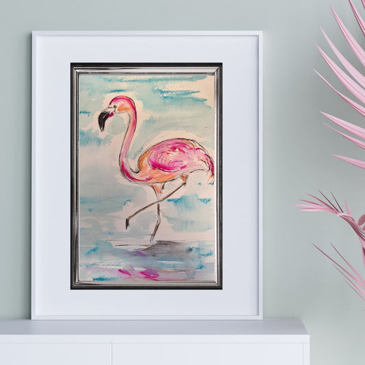 Flamingo - Pocket of Art Illustration