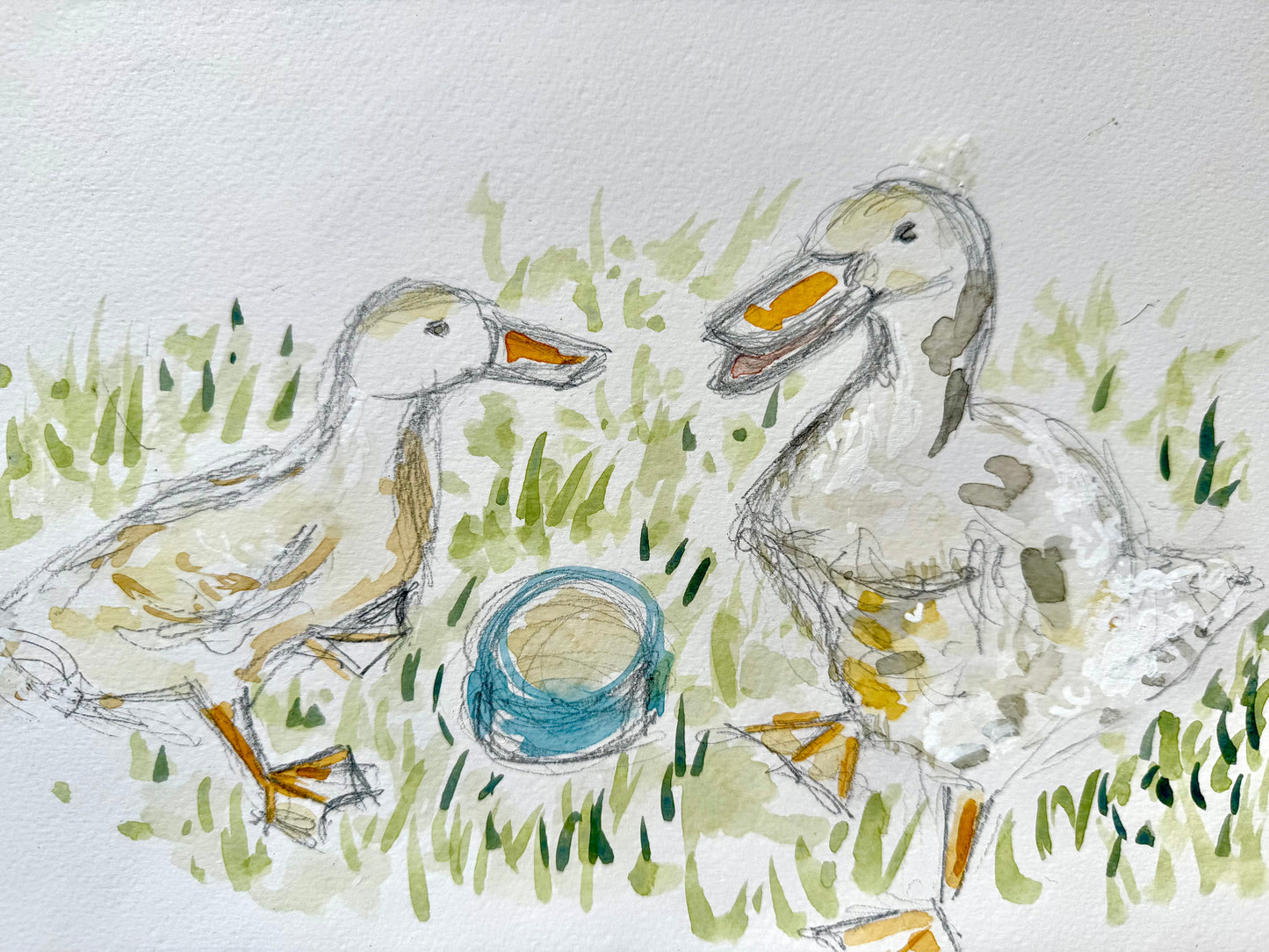Couple of Ducks Pocket of Art