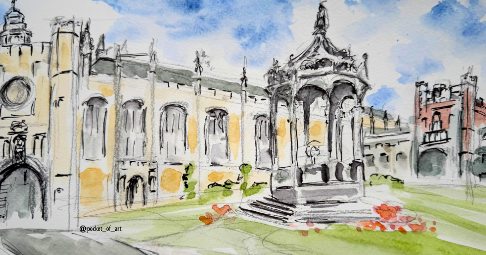 Trinity College Keyring Pocket of Art