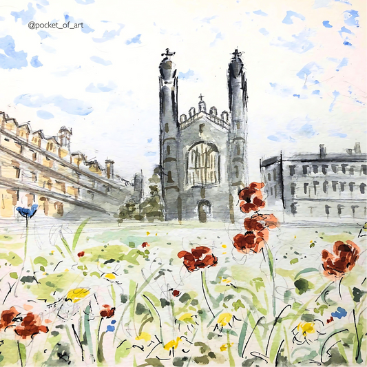 Artistic Coaster King's College Cambridge Pocket of Art