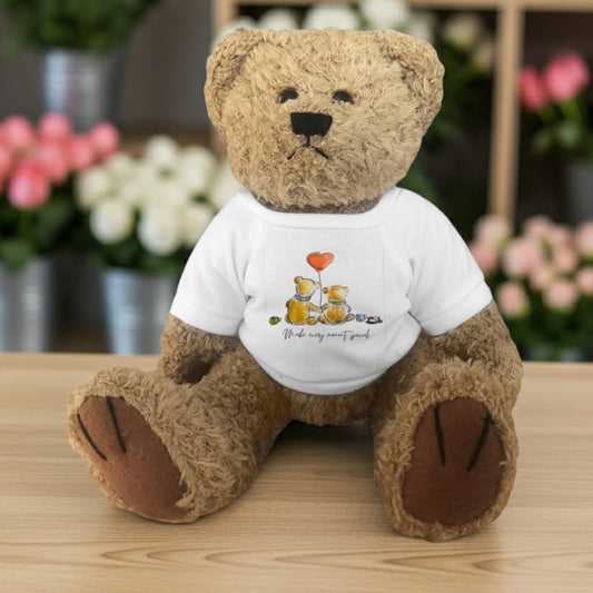 Teddy with Special Moments Tshirt Pocket of Art