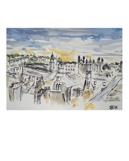 Rooftop views from St Bene't's