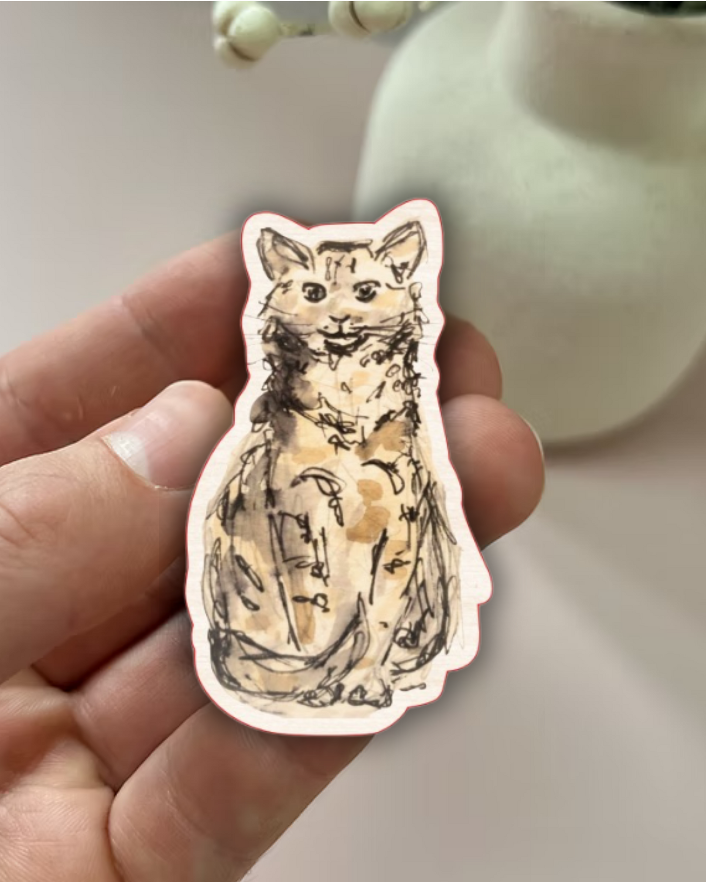 Petite Cat Magnet