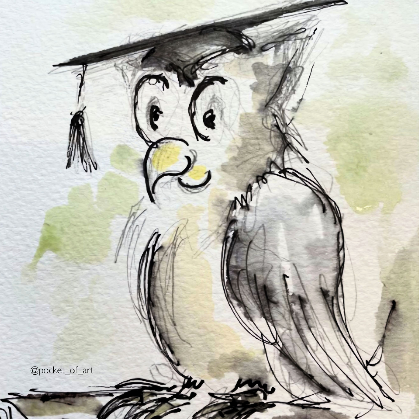 Artistic Coaster Owl