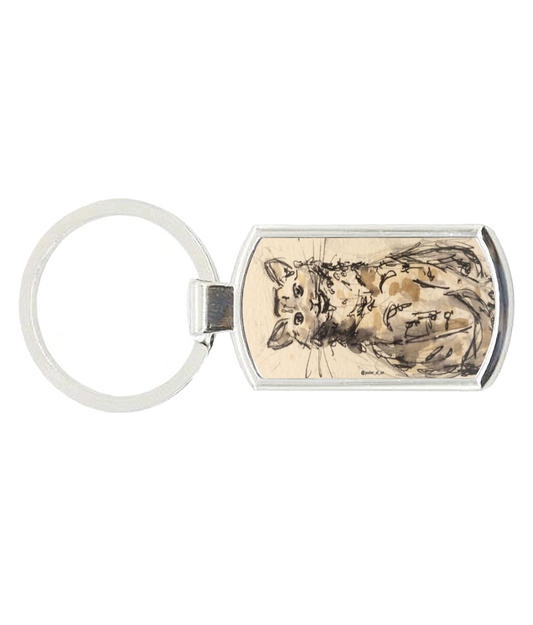 Petite Cat Keyring