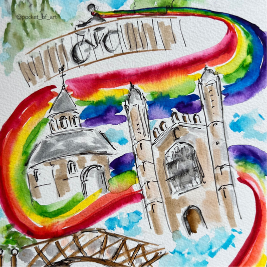 Artistic Coaster Rainbow Cambridge