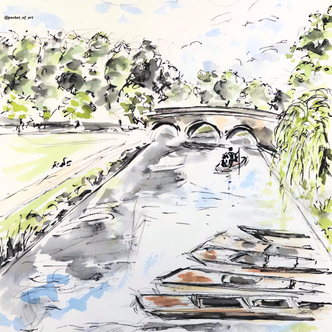 Teddy with Riverside Punts T-Shirt