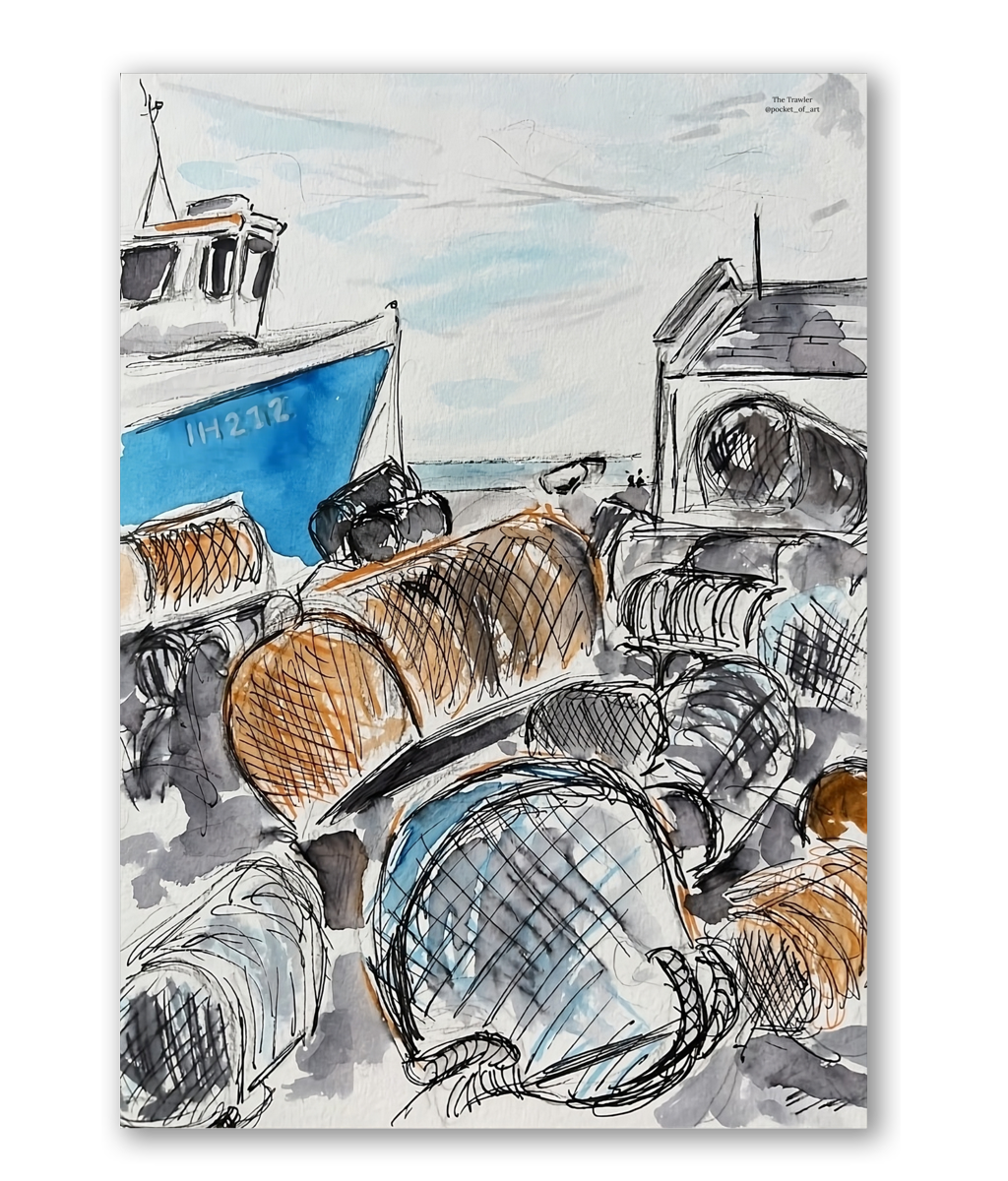 Fine art Lustre Poster Print - The Trawler