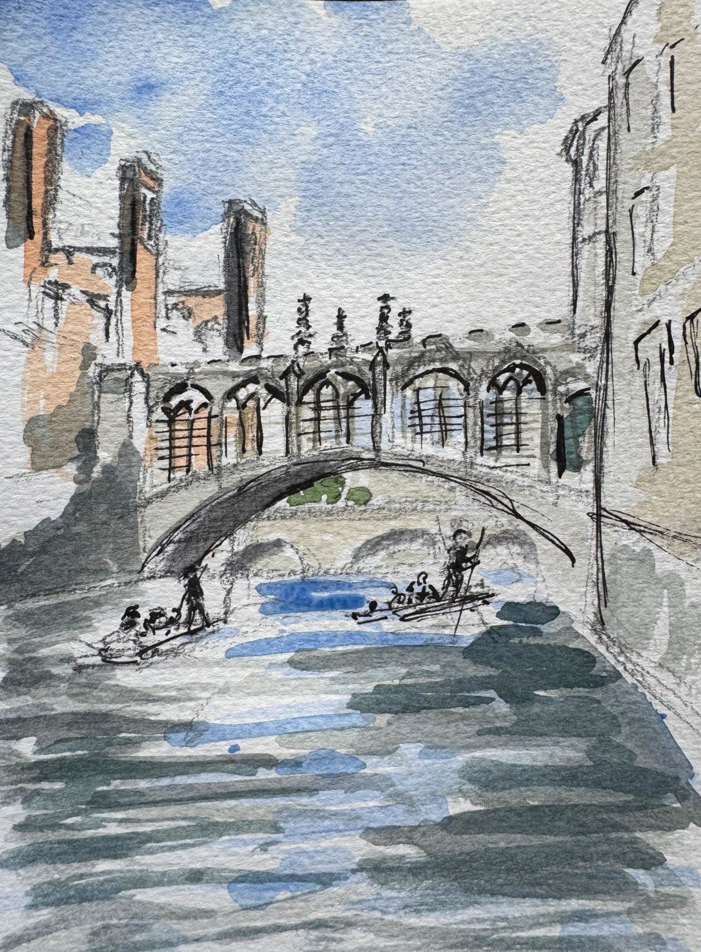 Cambridge Bridge of Sighs Punting