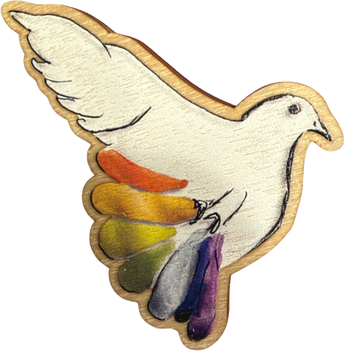 Dove Pin Badge