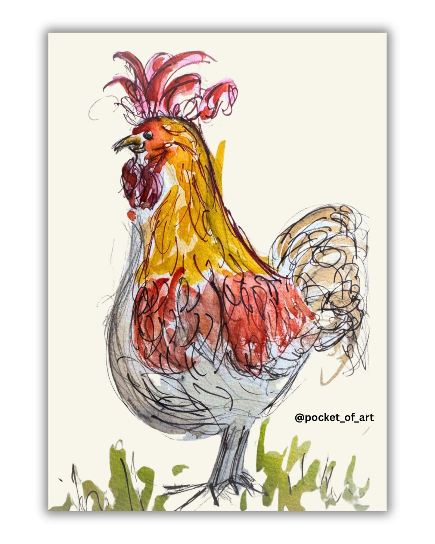 Mr. Cockerel Print