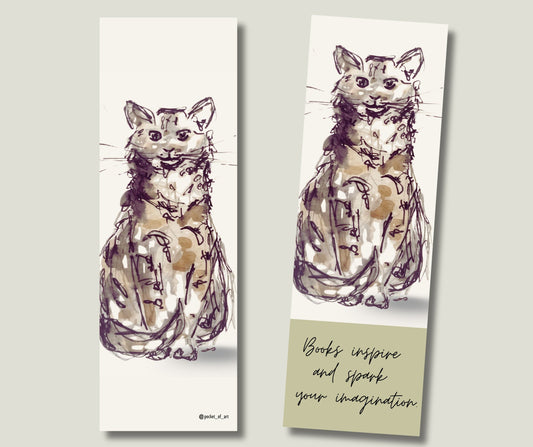 Bookmark Petite Cat Pocket of Art