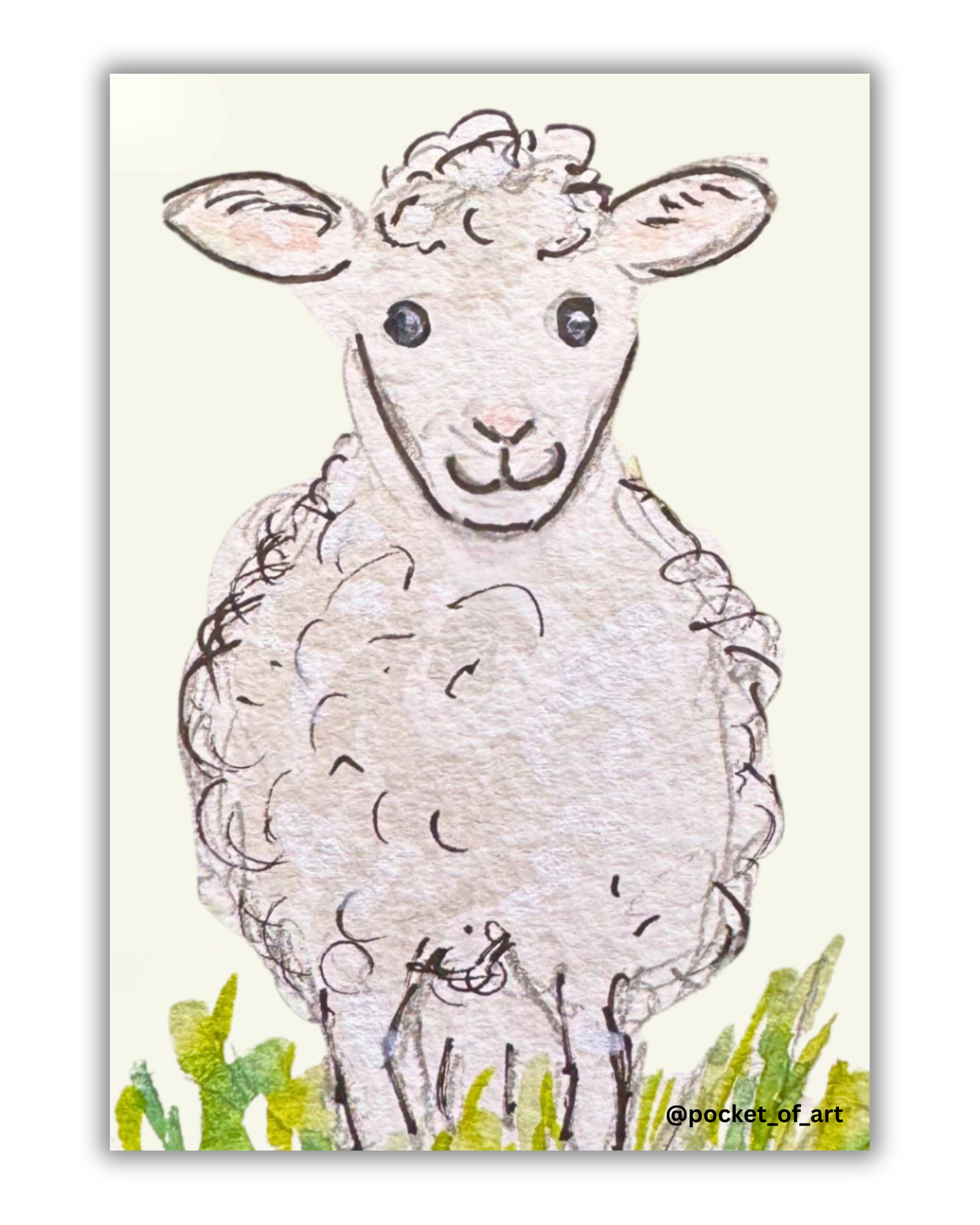 Dolly Sheep Print