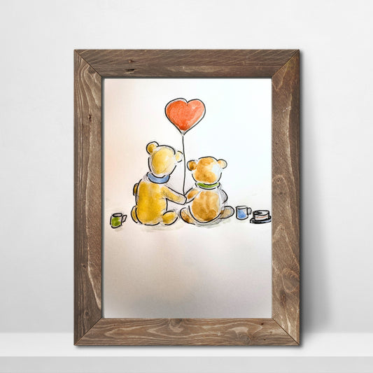 Special Moments Watercolour Artwork - Pocket of Art