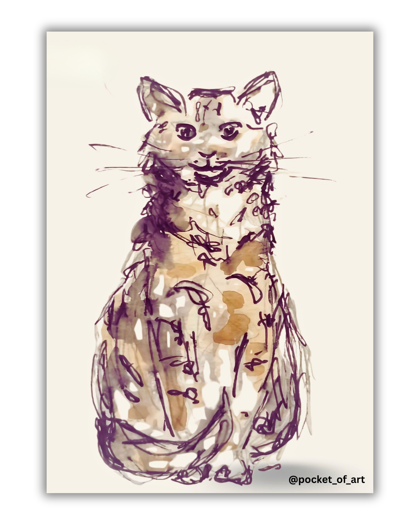 Petite Cat Print