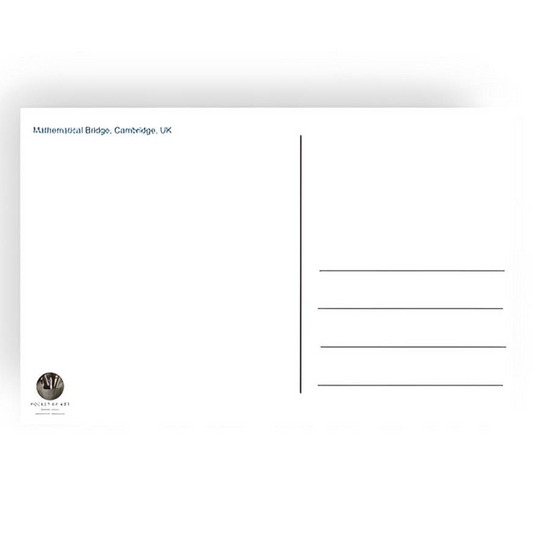 Mathematical Bridge, Cambridge Postcard