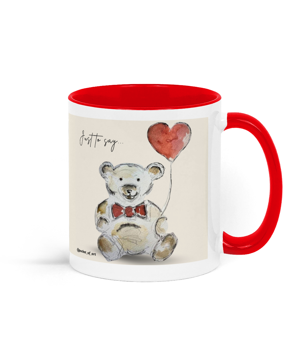 Mug with Teddy Balloon