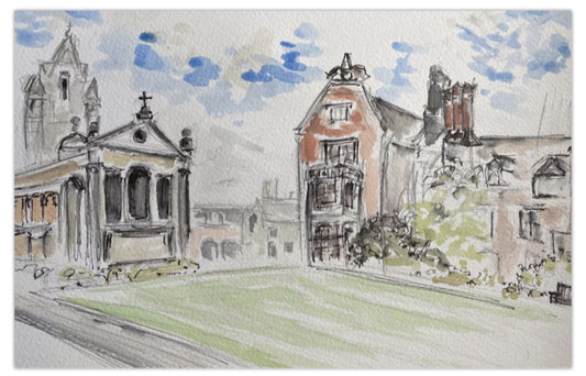 Pembroke College, Cambridge Postcard