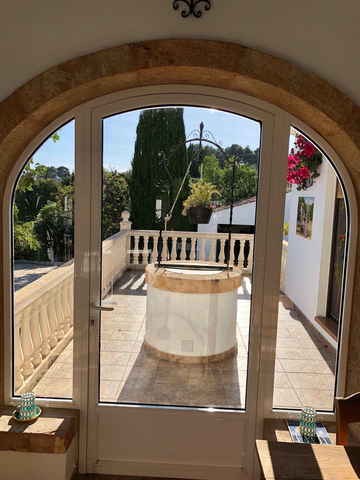 Through the window