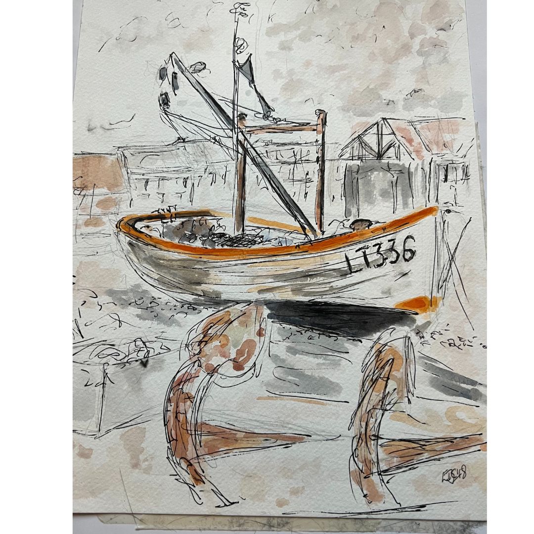 Fishing Boat in Aldeburgh, Suffolk