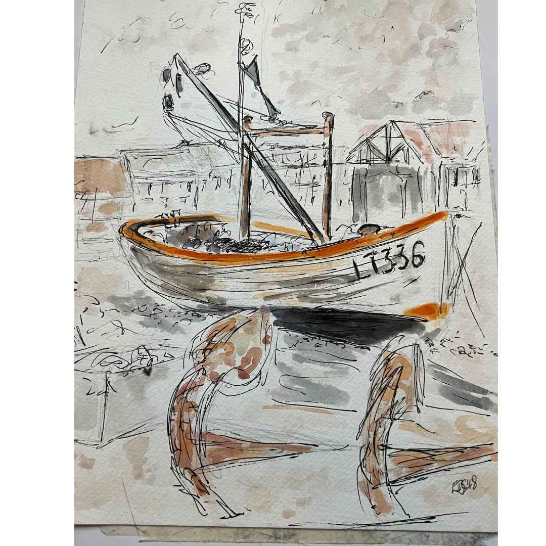 Fishing Boat in Aldeburgh, Suffolk