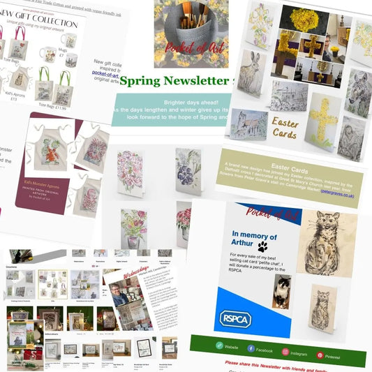 Spring Newsletter 2022 Pocket of Art