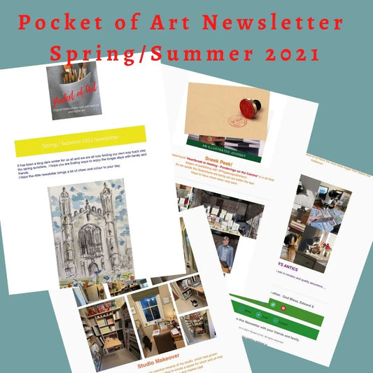 Latest newsletter - Spring Summer 2021 Pocket of Art