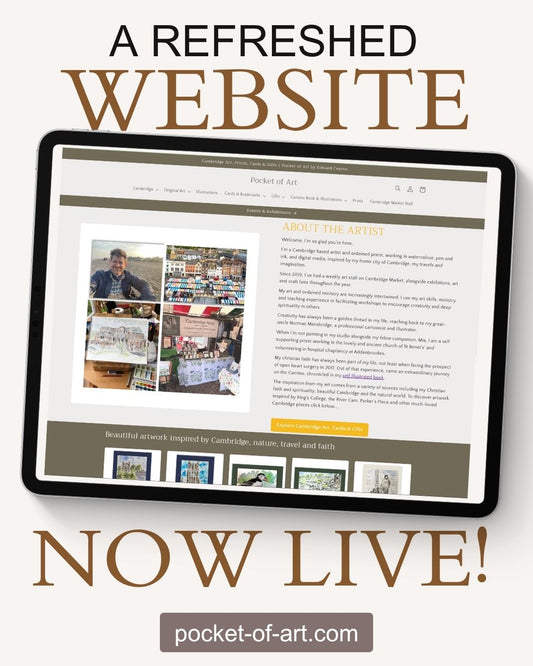 Updates and going live with refreshed website