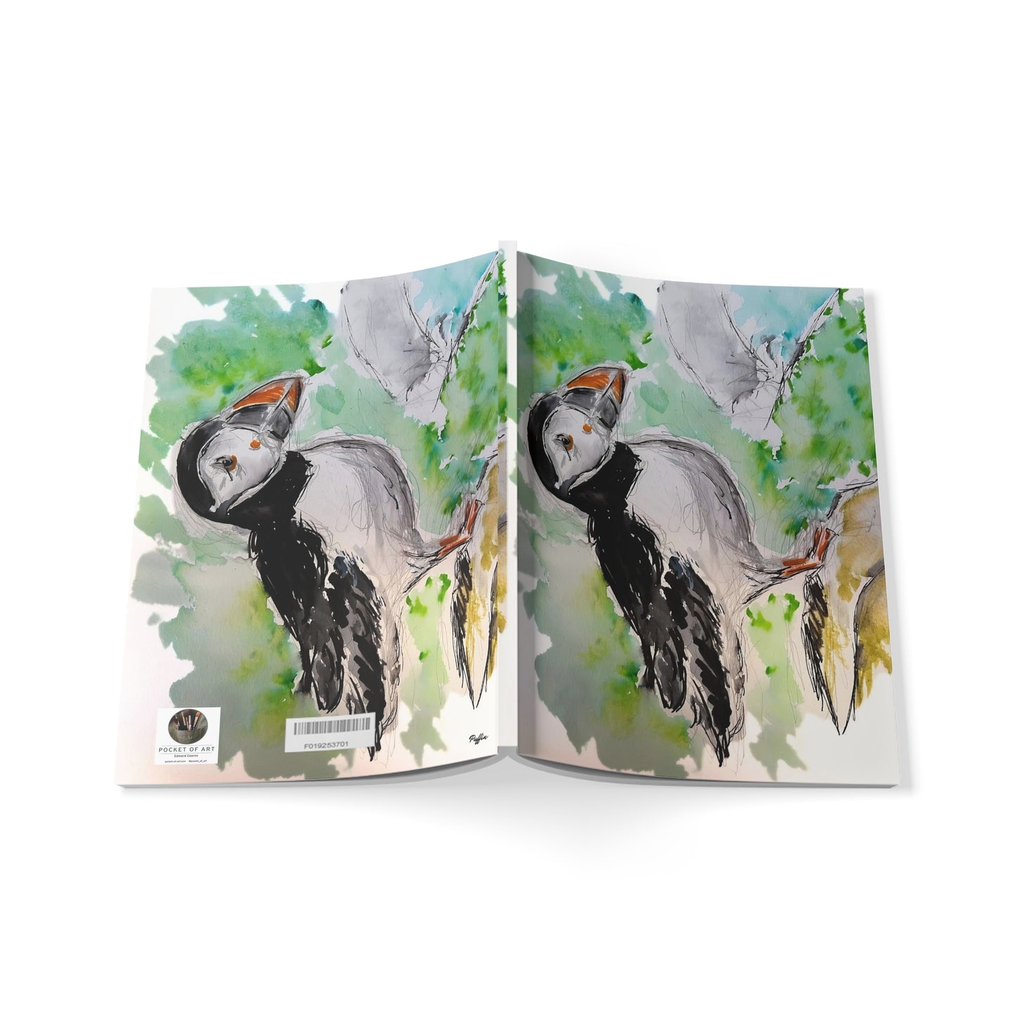 A5 Softcover Notebook - Puffin