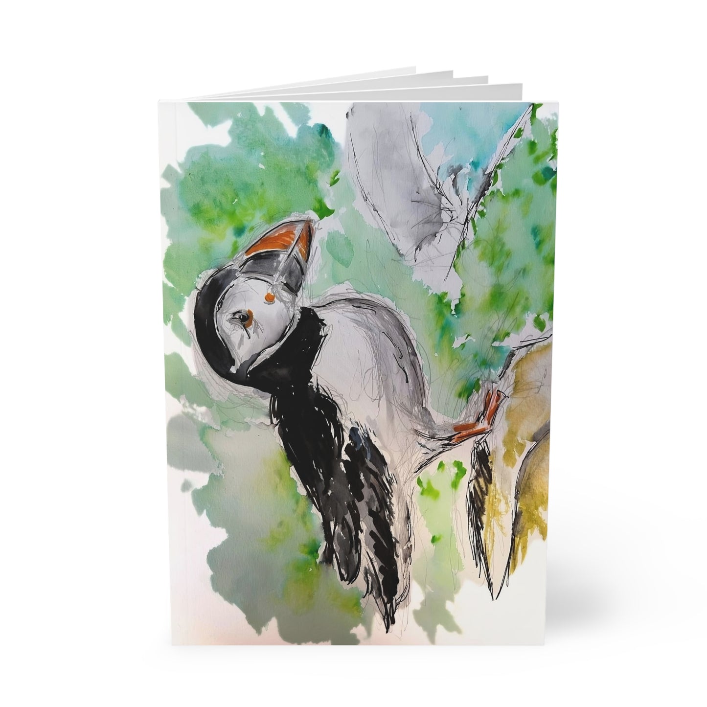 A5 Softcover Notebook - Puffin