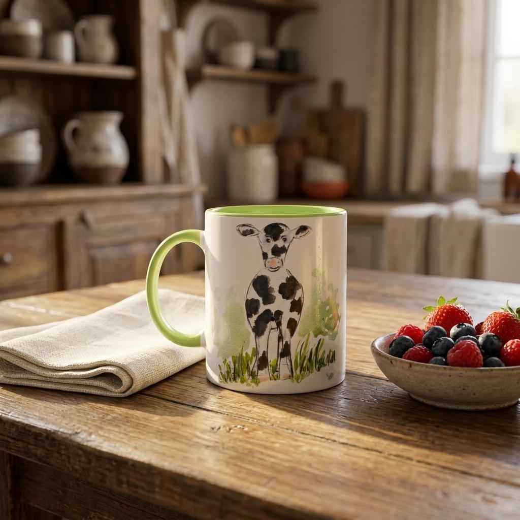 Mug with Spring Calf artwork