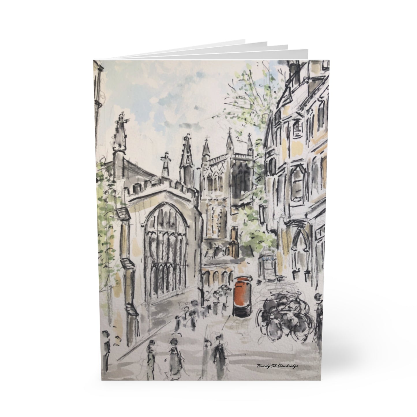 A5 Softcover Notebook - Trinity St, Cambridge