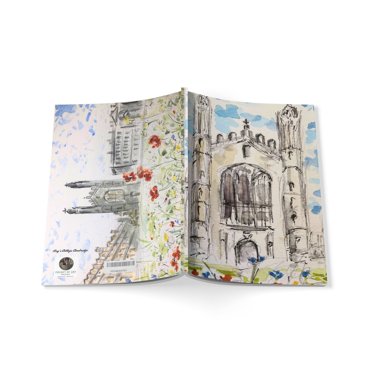 A5 Softcover Notebook - King's College, Cambridge