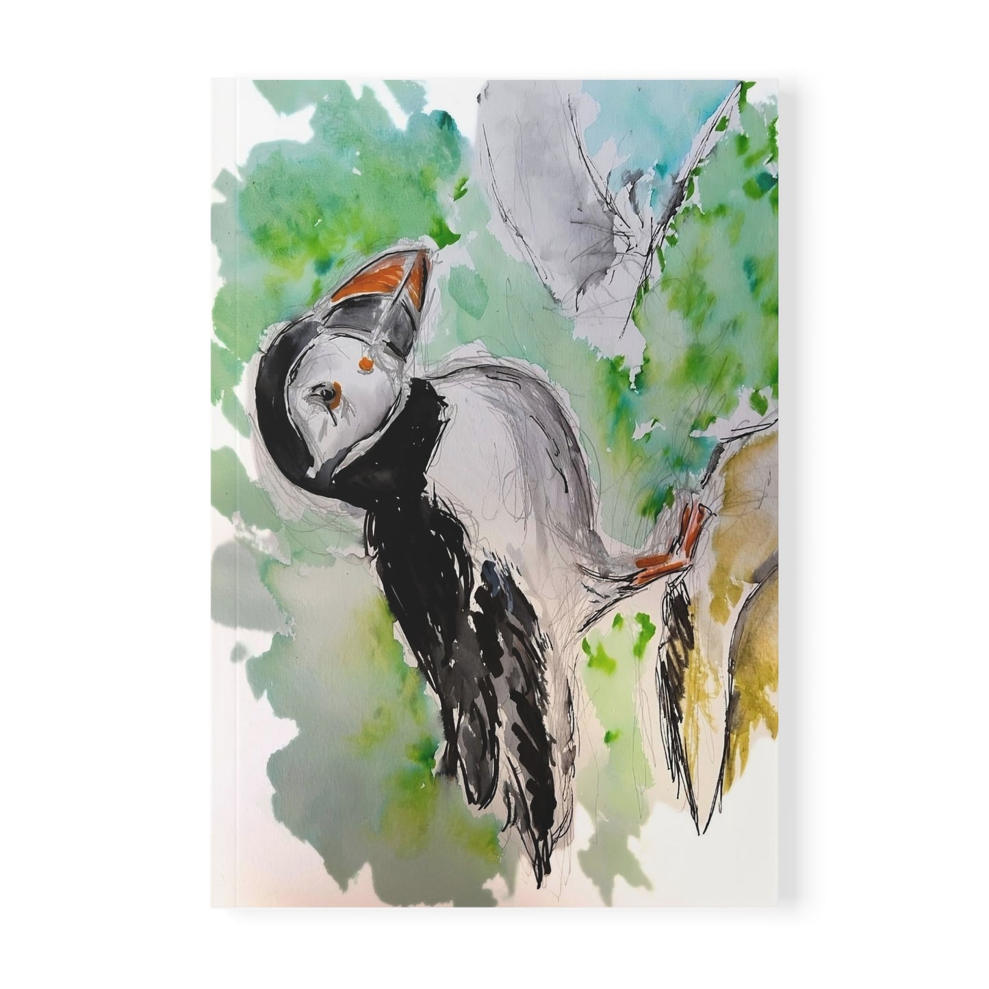 A5 Softcover Notebook - Puffin