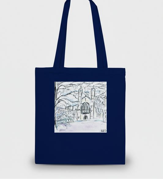 Tote Bag  - King's College winter scene