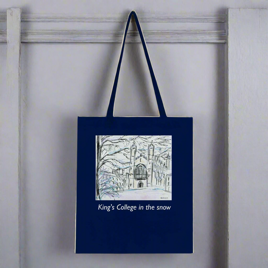 Tote Bag  - King's College in the snow