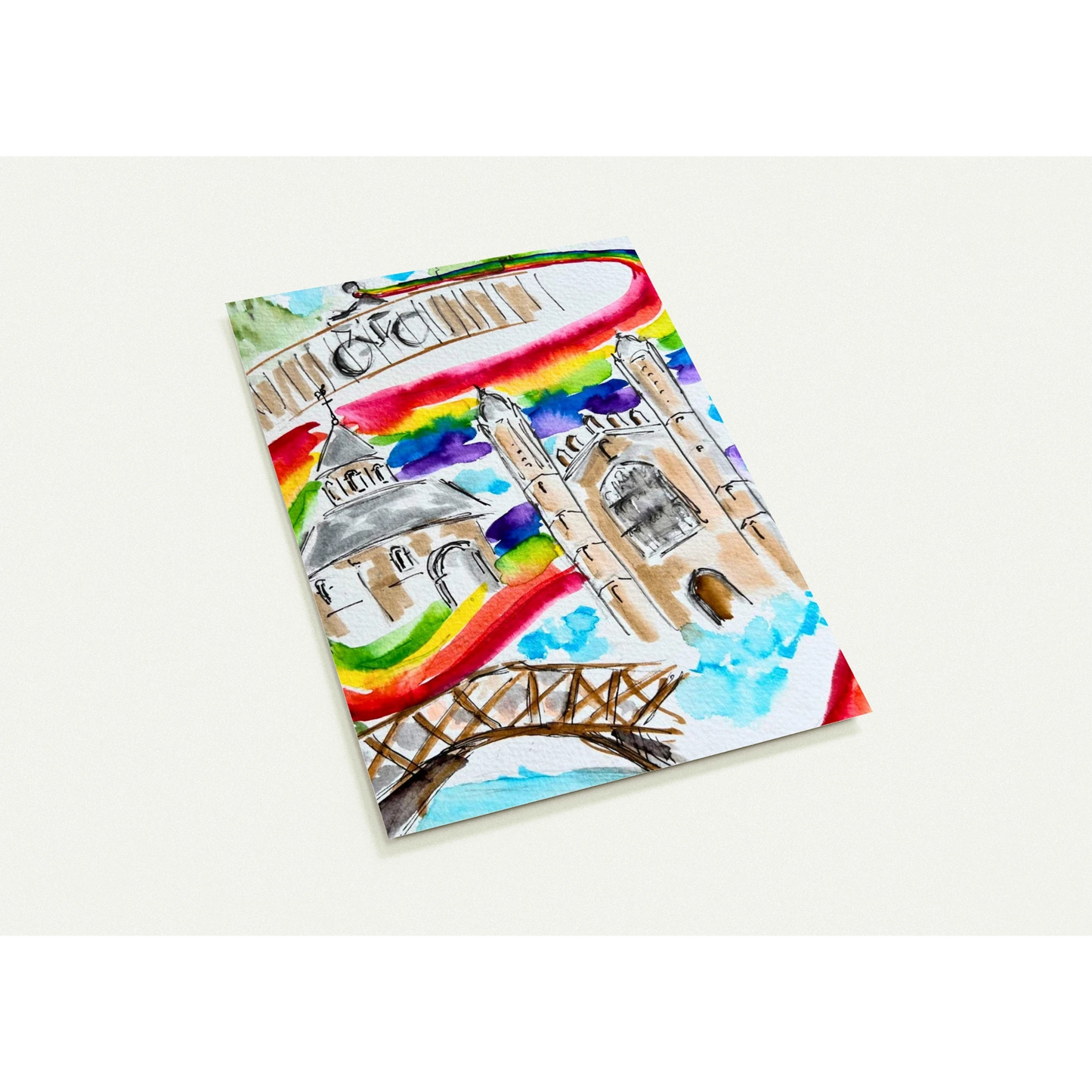 Cambridge Rainbow Postcards x 10