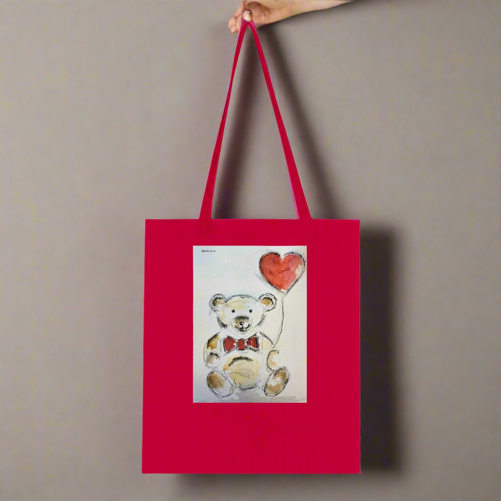 Tote Bag - Teddy with heart