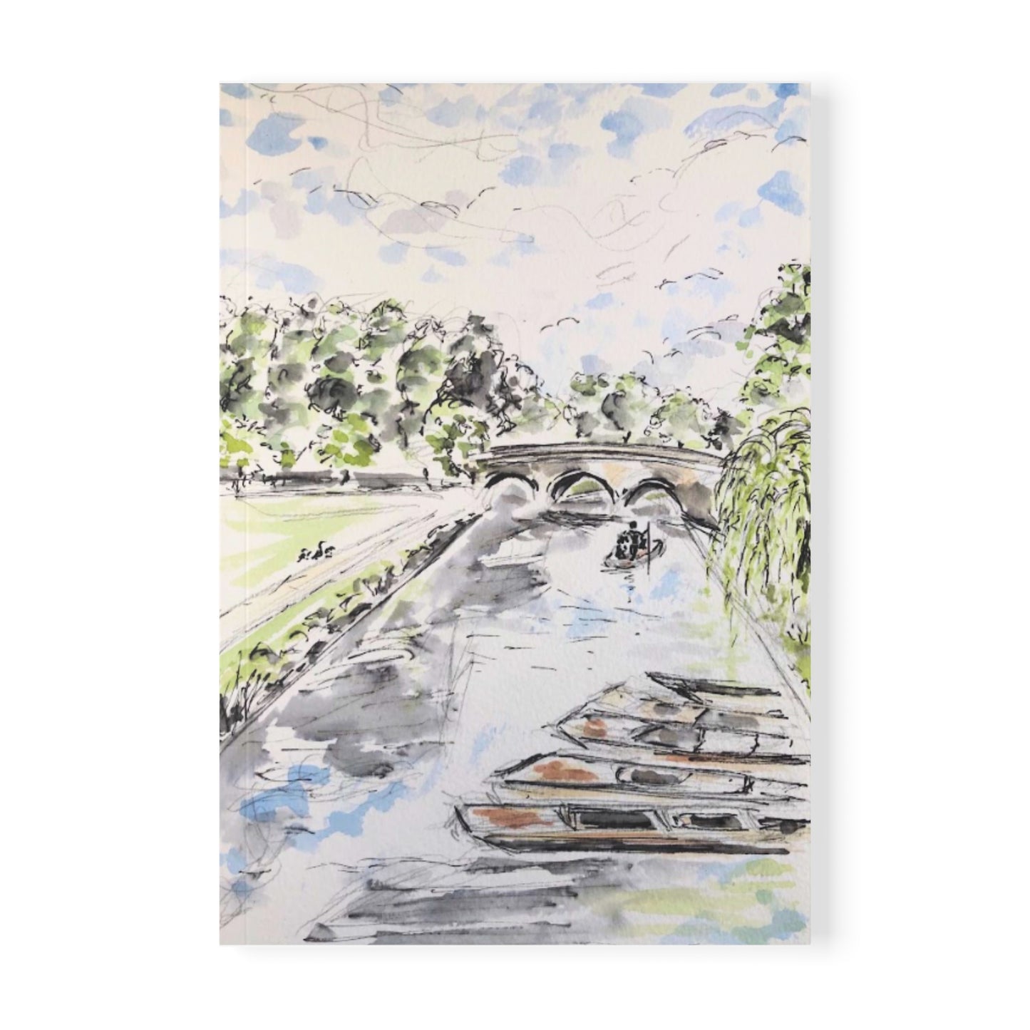 A5 Softcover Notebook - Cambridge Riverside