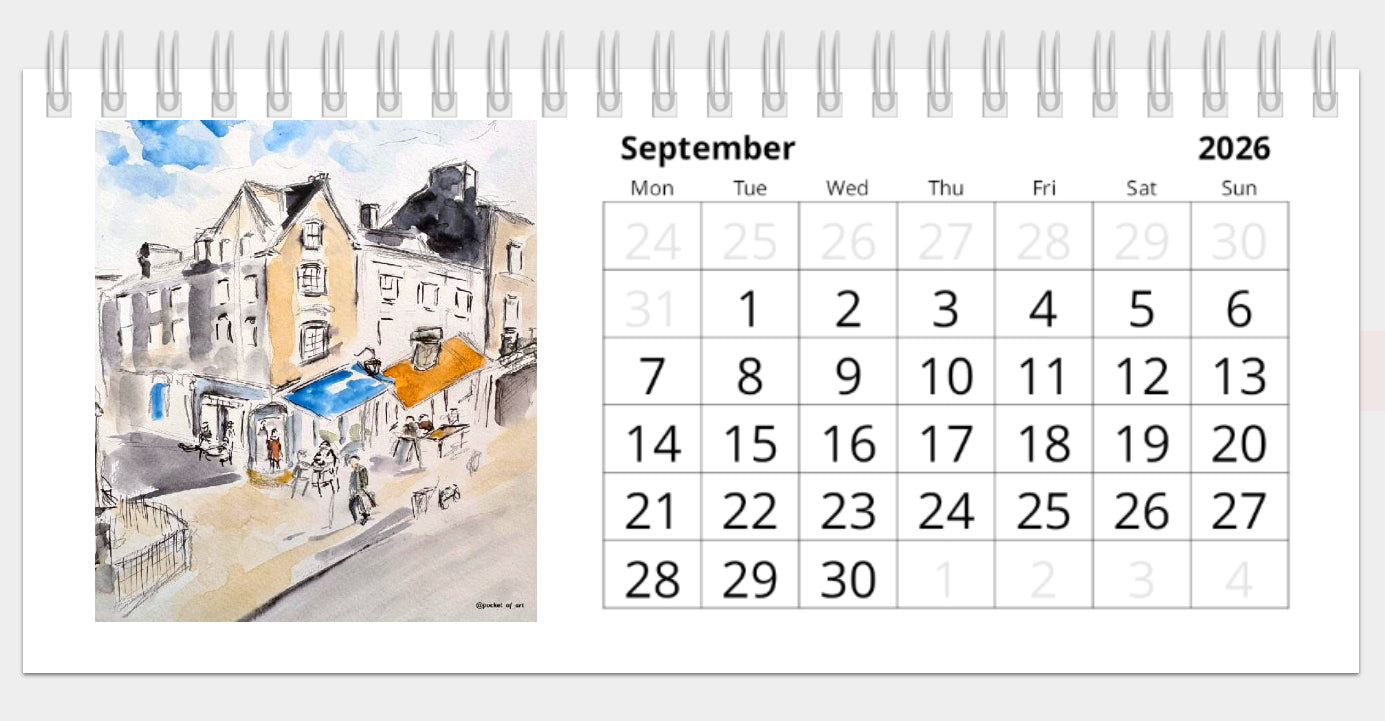 2026 Pocket of Art Calendar