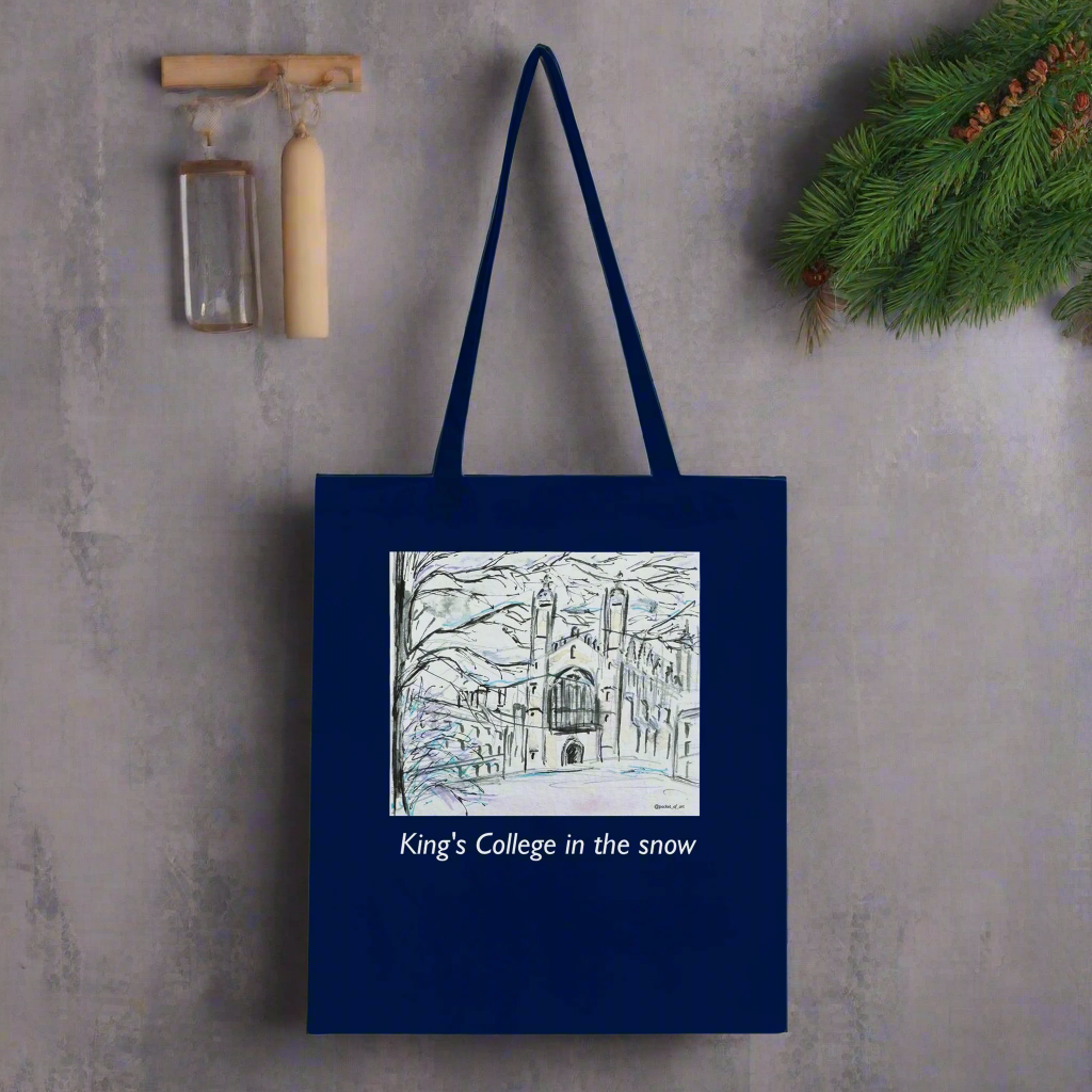 Tote Bag  - King's College in the snow