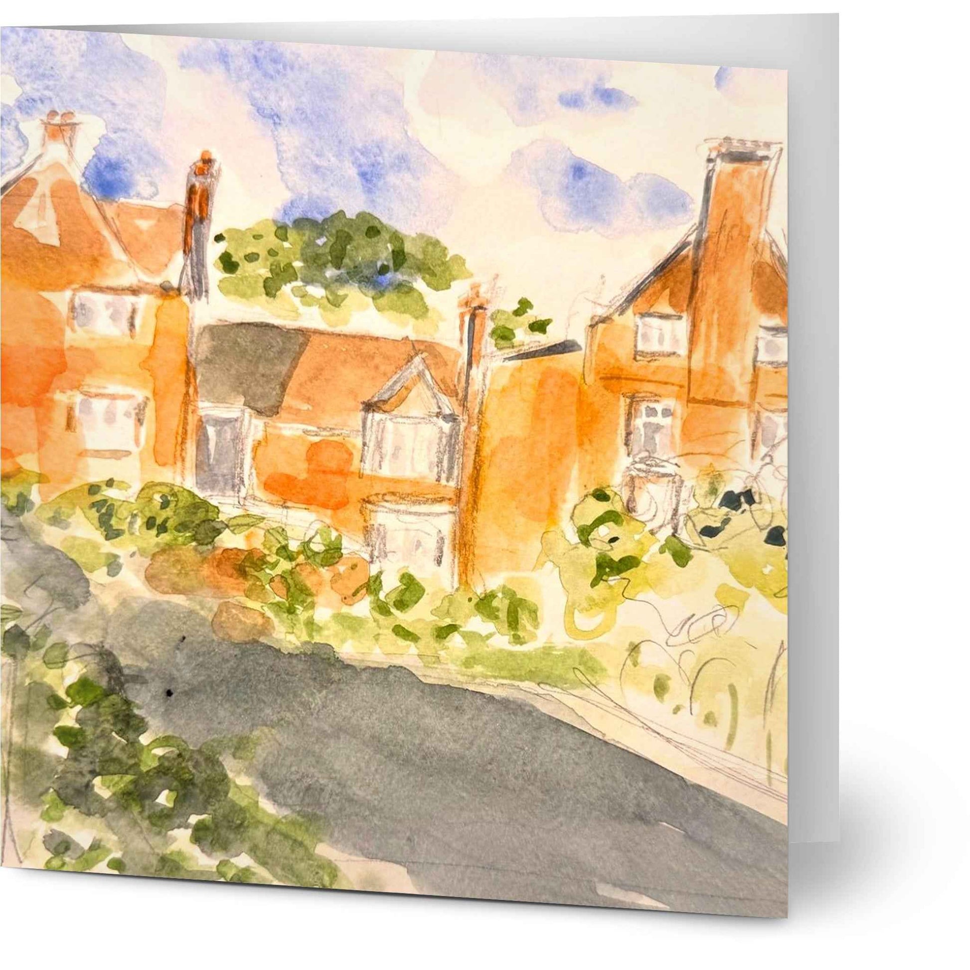 Westcott House View Greeting Cards (Pack of 10) with Envelopes