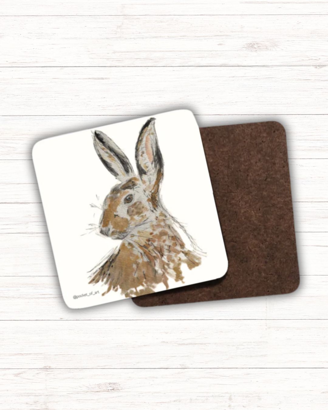 Artistic Coaster Hare