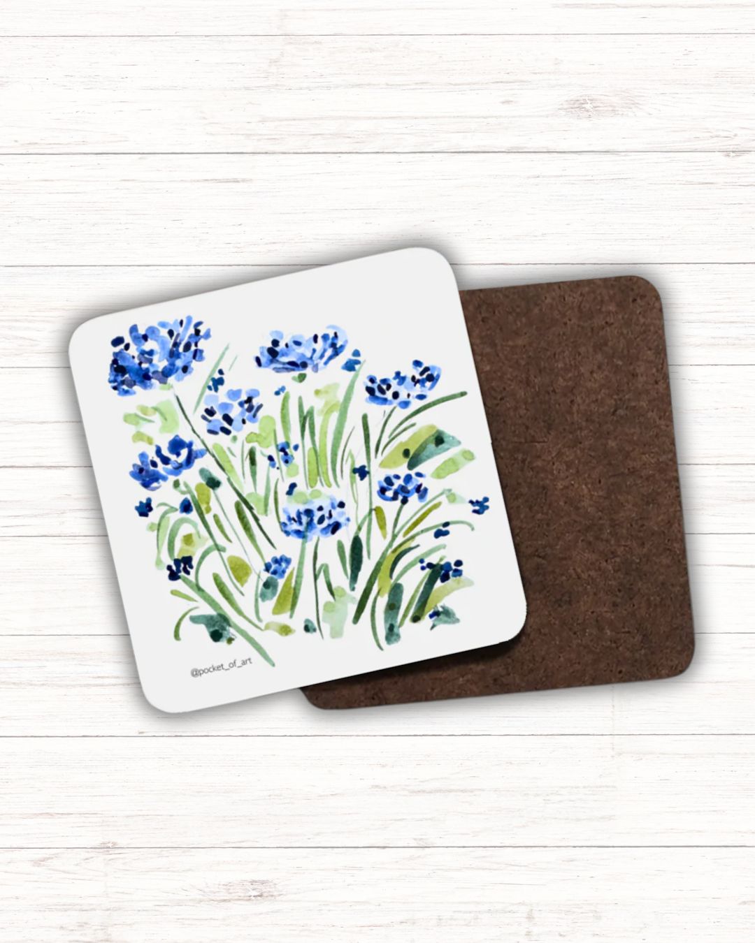 Artistic Coaster Wild Cornflowers
