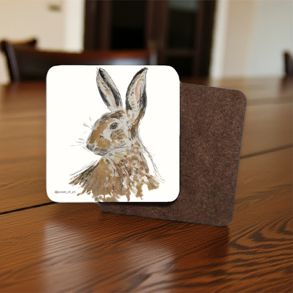 Artistic Coaster Hare