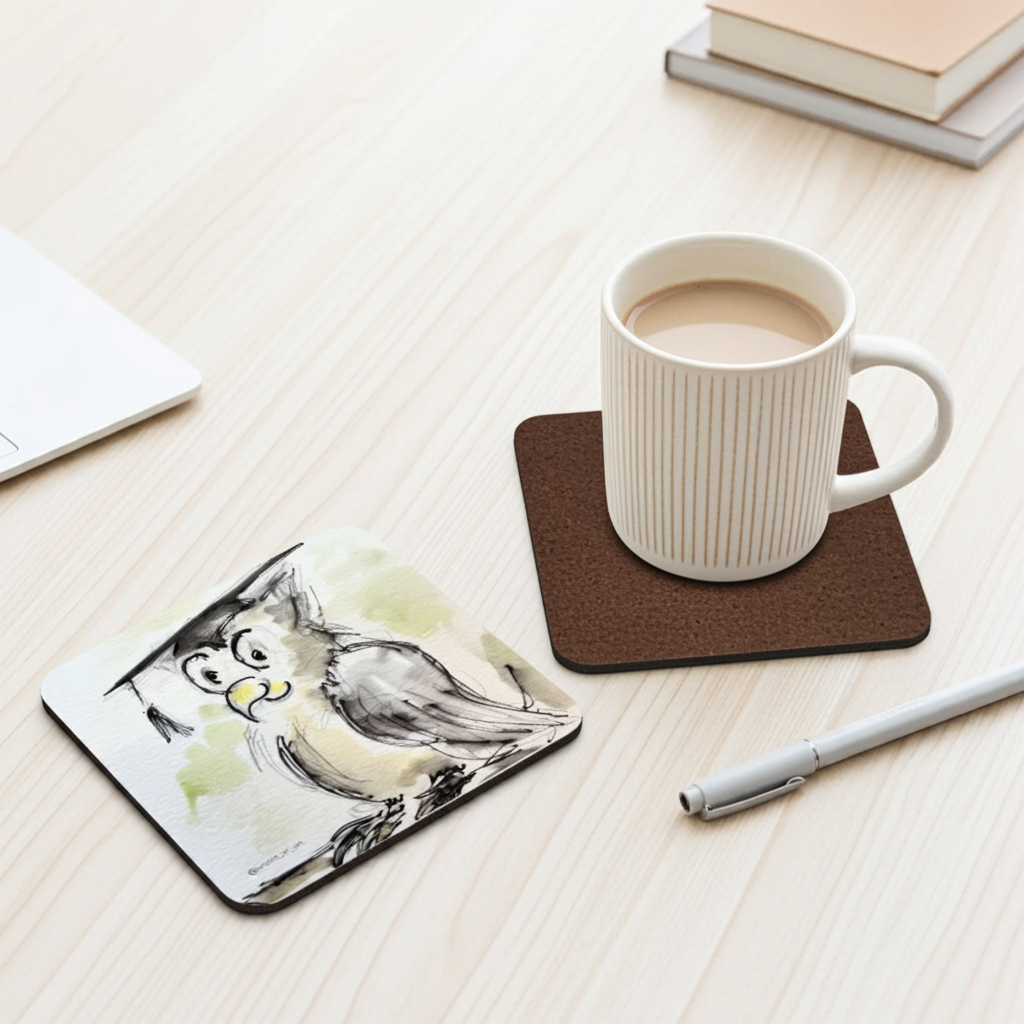 Artistic Coaster Owl